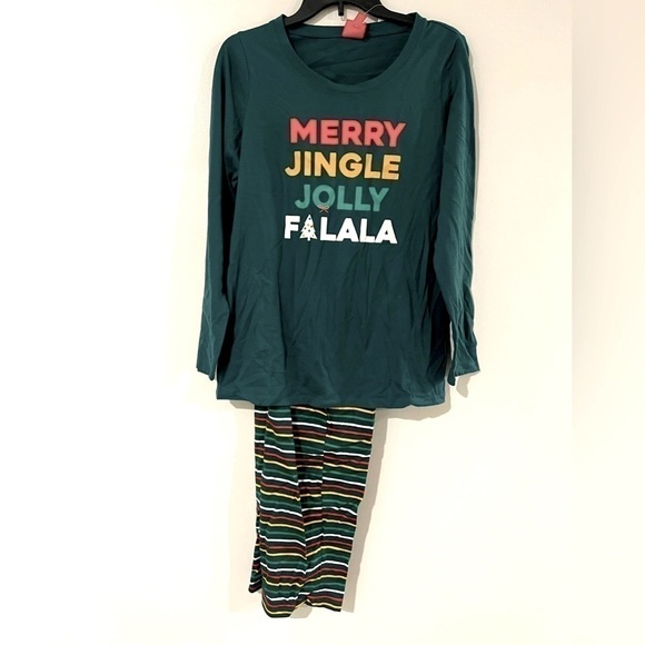 FAMILY PAJAMAS Matching Men's Merry Jingle Mix It Family Pajama Set, New S - Picture 10 of 12
